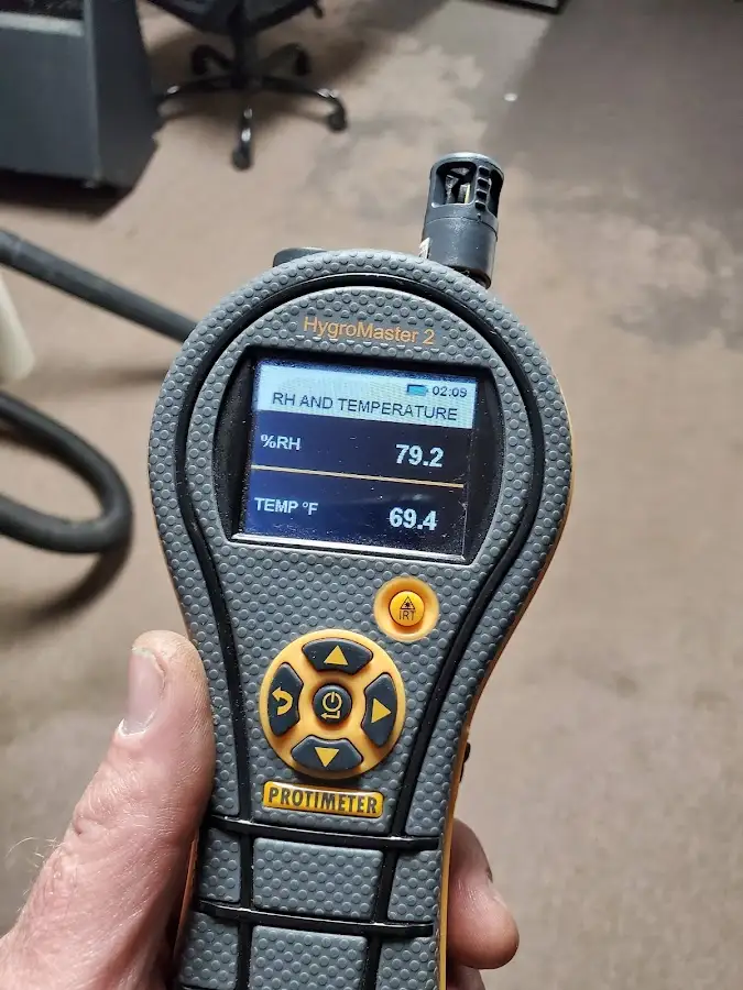 Moisture meter humidity assessment for Mold Remediation & Removal in Mattoon