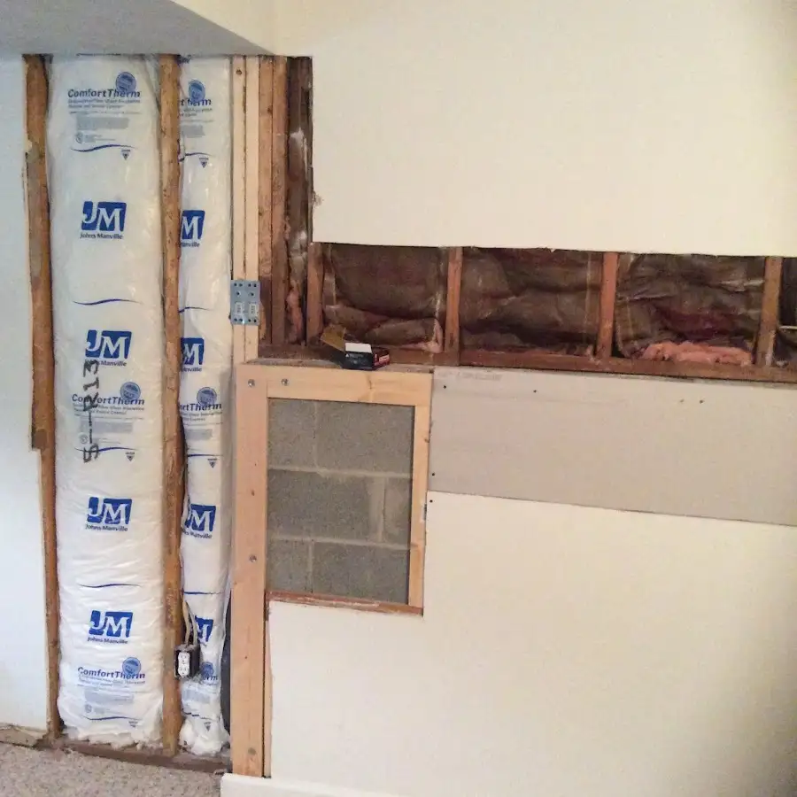 Wall insulation replacement during Contents Cleaning & Restoration in Mattoon